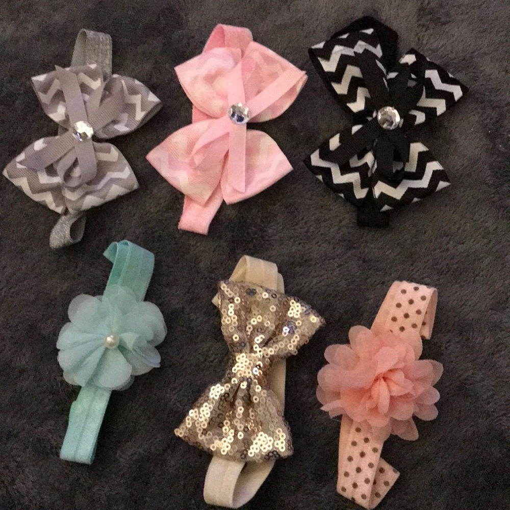 Lot of elastic band headbands